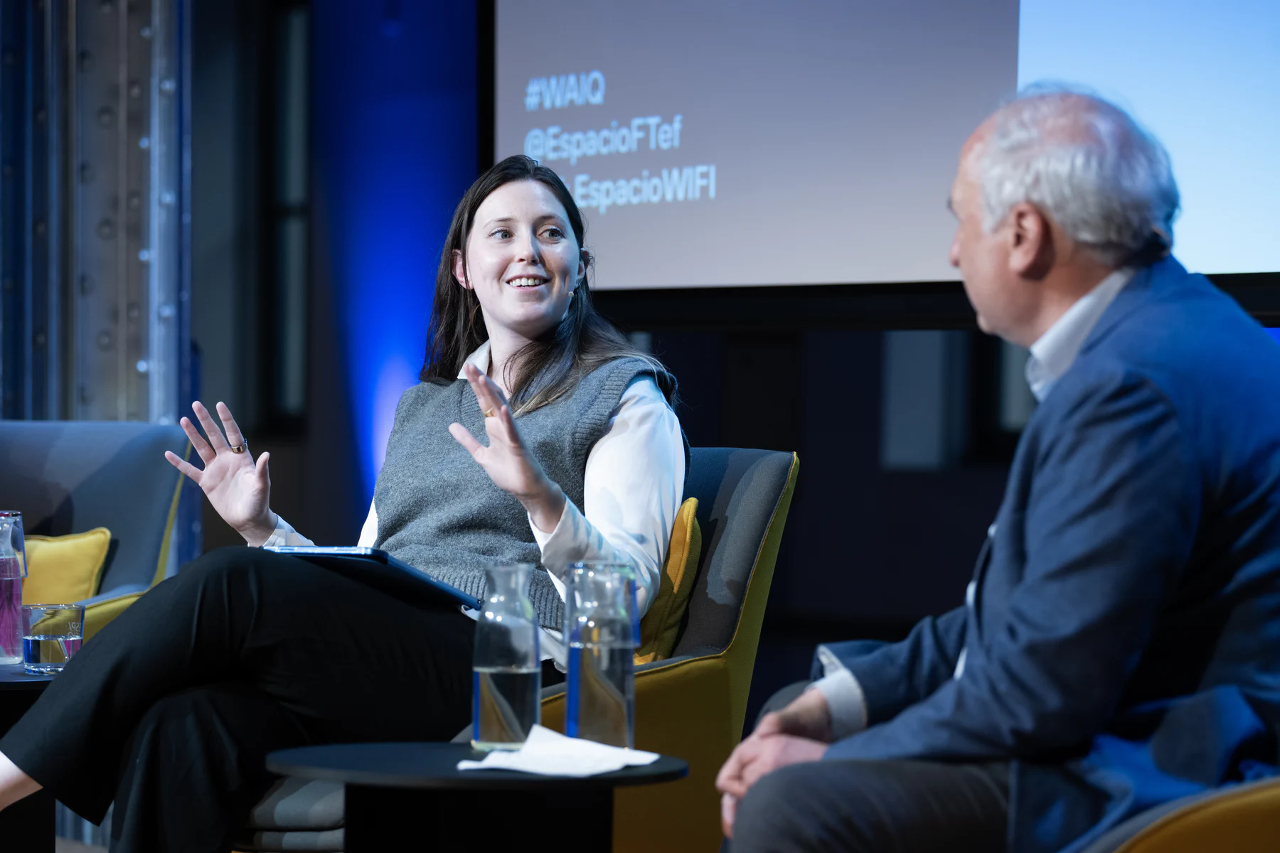 Un momento del encuentro Conversaciones WAIQ de abril de 2026