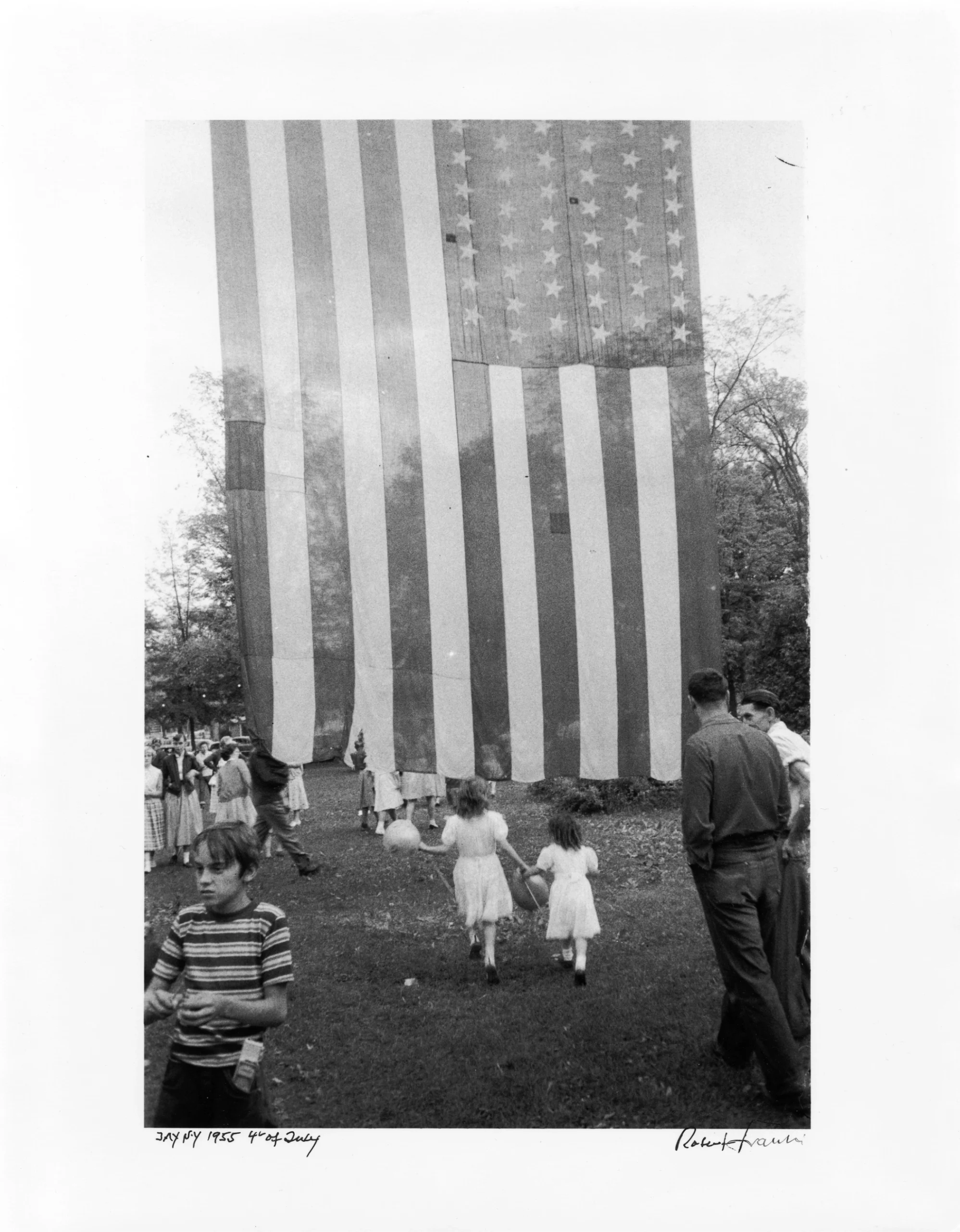Robert Frank. Fourth of July - Jay, New York, 1955. Collection Maison Européenne de la Photographie, Paris © Robert Frank Foundation, from The Americans.