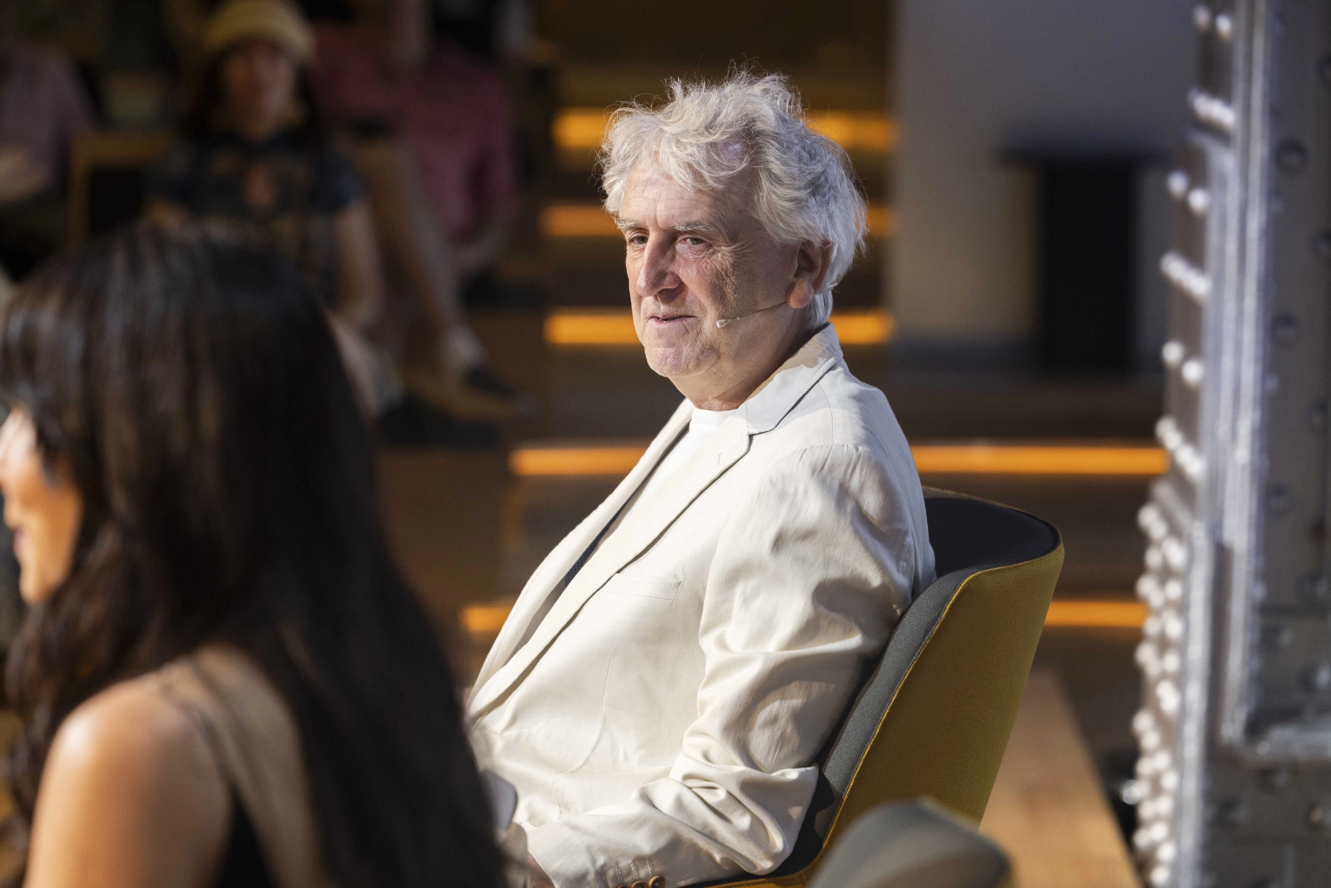 Un momento durante el encuentro con Juan Luis Arsuaga