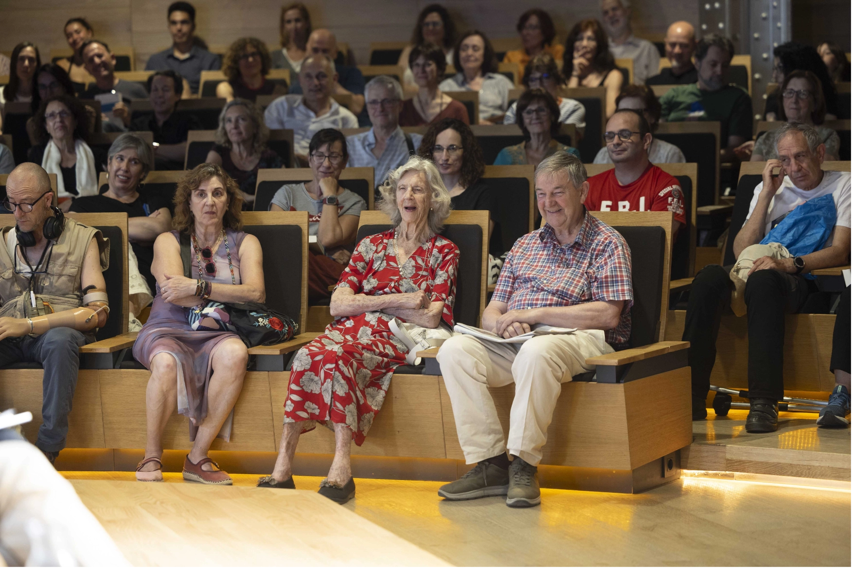 Público asistente al encuentro con Juan Luis Arsuaga