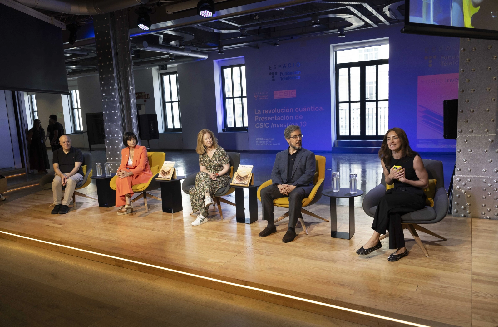 Un momento del evento 'La revolución cuántica. Presentación de CSIC Investiga 10'