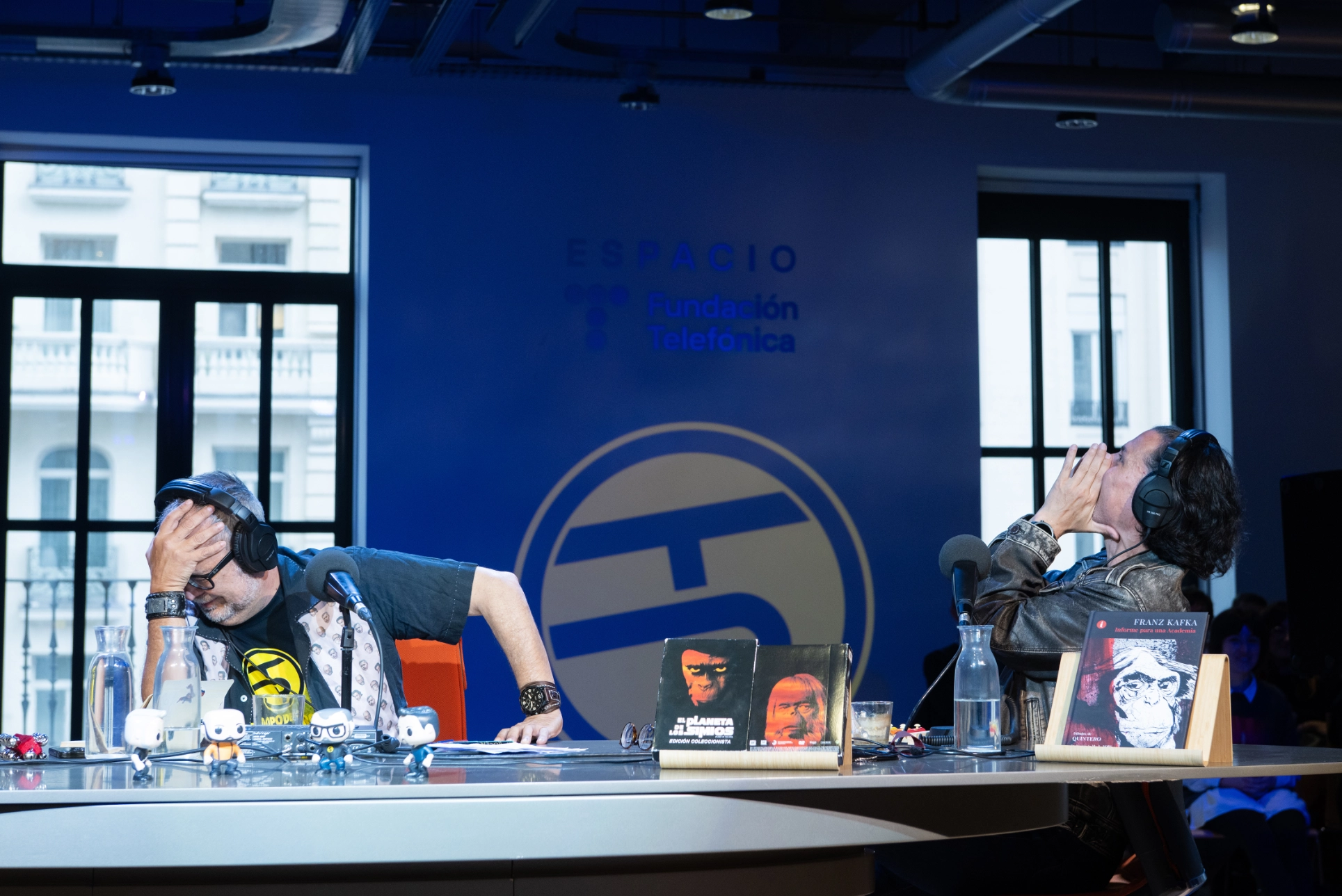 Un momento del encuentro con nuestros Todopoderosos para hablar de 'Monos', pelis, libros, cómics... de cosas simias.
