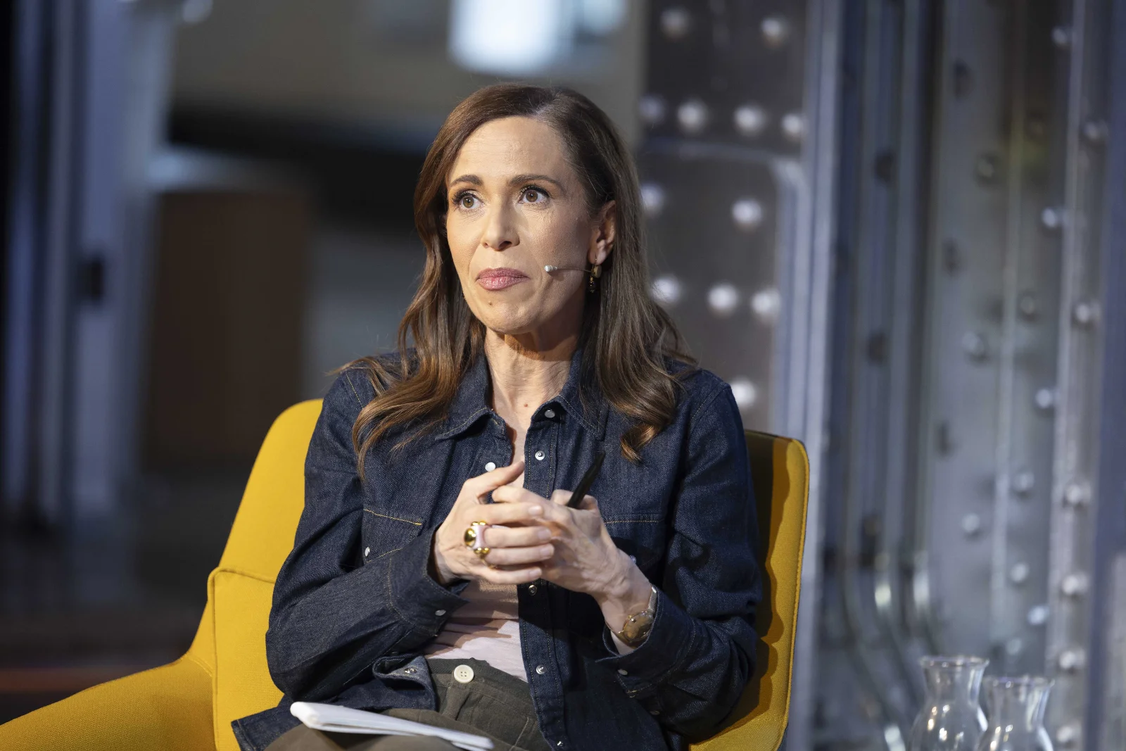 Un momento durante el encuentro '8 años de The Conversation: Ángeles Caballero, Martín Barreiro y Aitana Castaño'