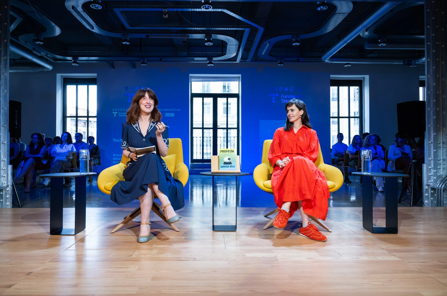 Un momento durante el encuentro 'Tech & Society: Carissa Véliz'