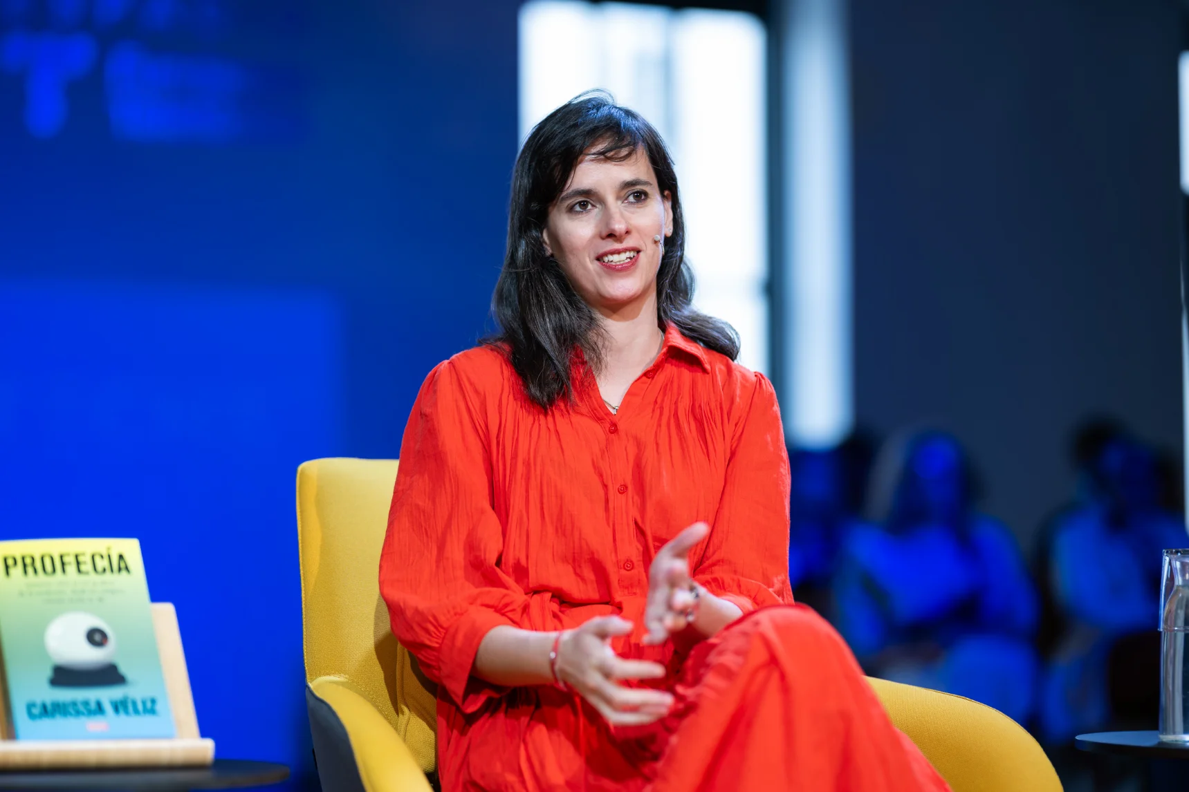 Un momento durante el encuentro 'Tech & Society: Carissa Véliz'