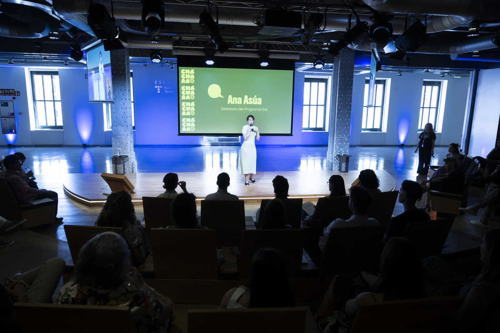 Un momento durante el encuentro ‘Cháchara educativa’, una serie de intervenciones para analizar cómo aprendemos en la era digital