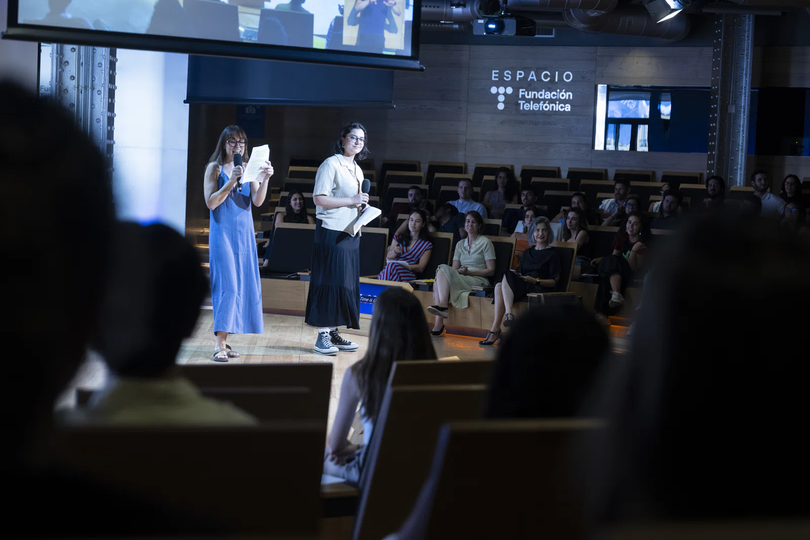 Un momento durante el encuentro ‘Cháchara educativa’, una serie de intervenciones para analizar cómo aprendemos en la era digital