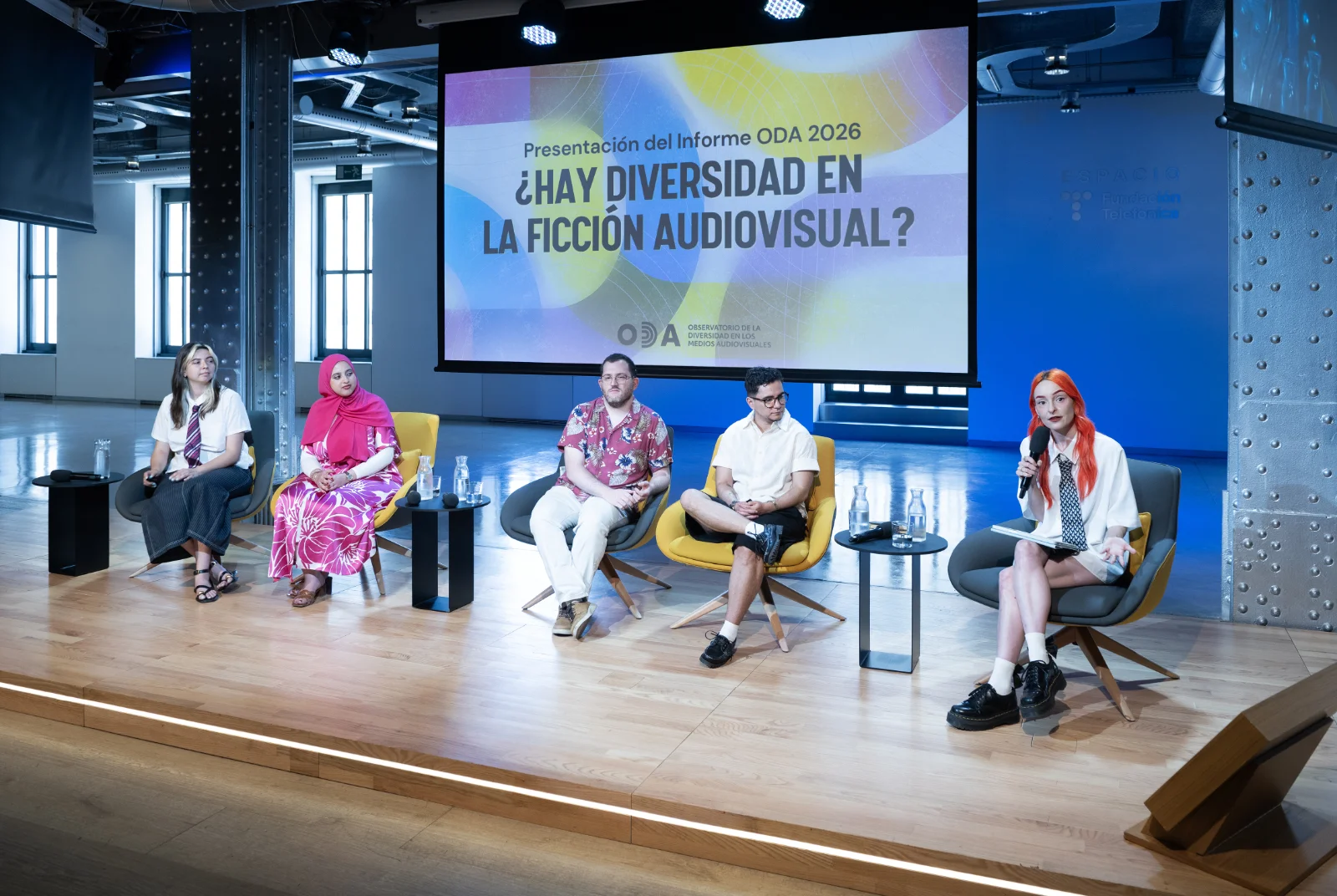 Un momento durante el encuentro Informe ODA 2026. ¿Hay diversidad en la ficción audiovisual?