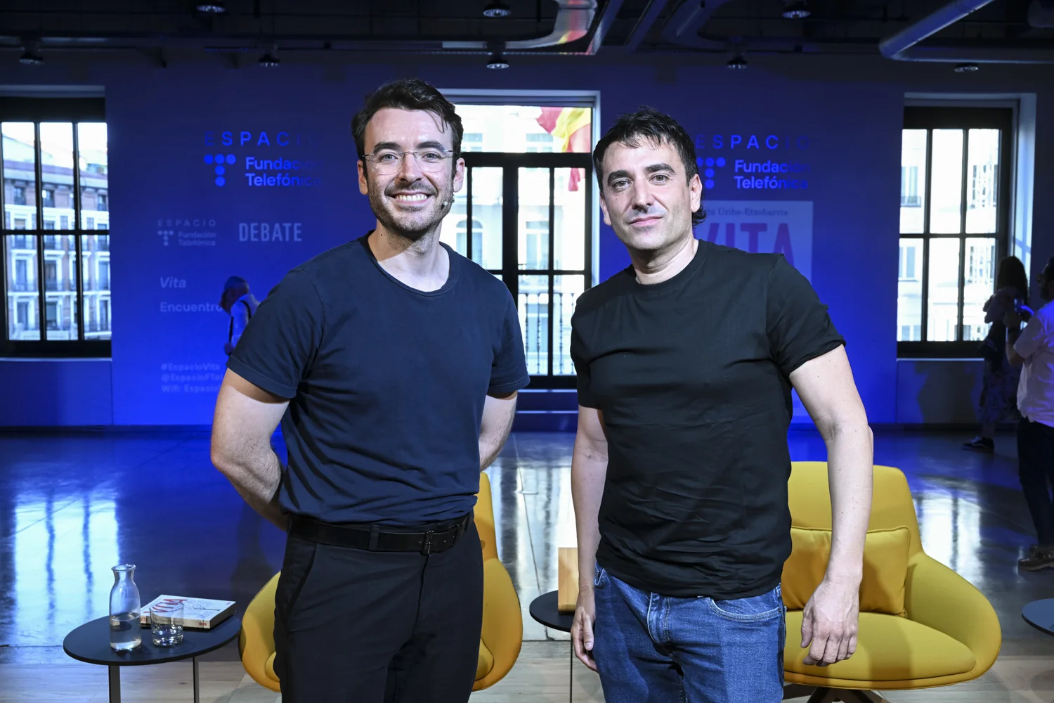 Un momento durante el Encuentro con Xabi Uribe-Etxebarria. 'Vita'