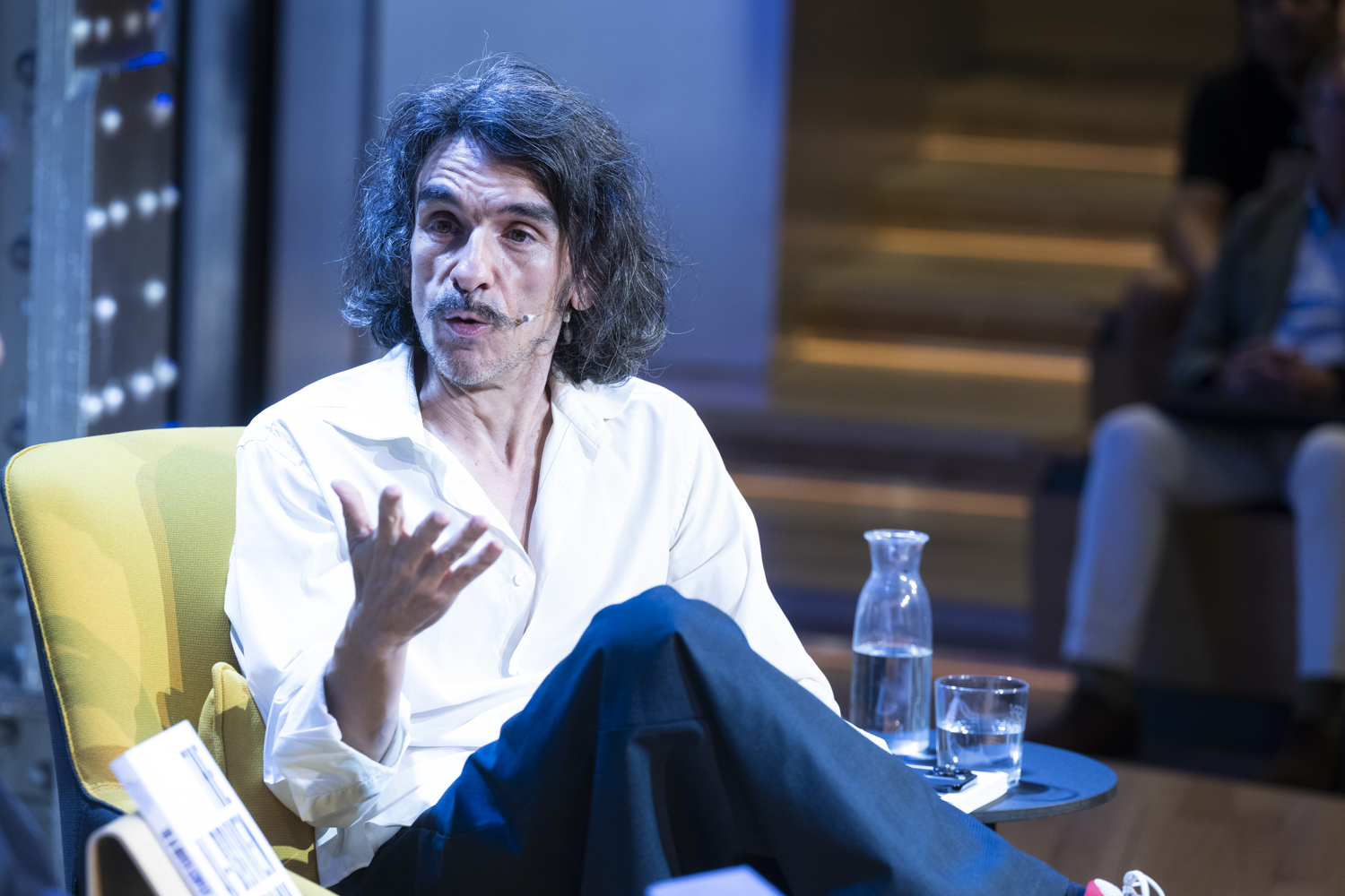 Un momento del encuentro entre Richard Benjamins y Jaime García-Cantero