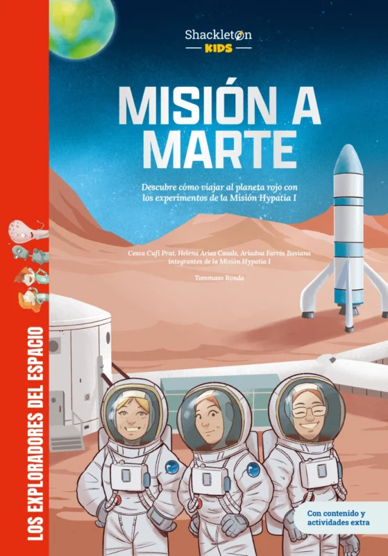 Imagen de portada del libro 'Misión a Marte: astronautas en la Tierra '