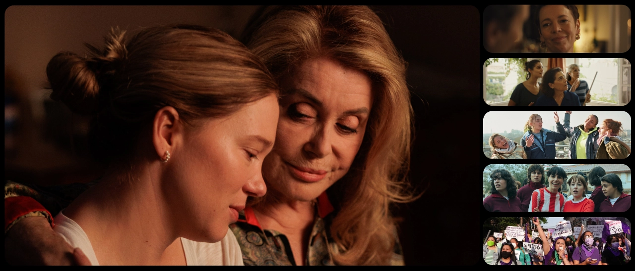 Imagen de cabecera para el evento 'Cine por Mujeres Madrid. Silvia Marsó, Juana Macías, Mariela Besuievsky y Estrella Araiza'